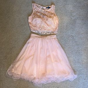 Light pink homecoming dress